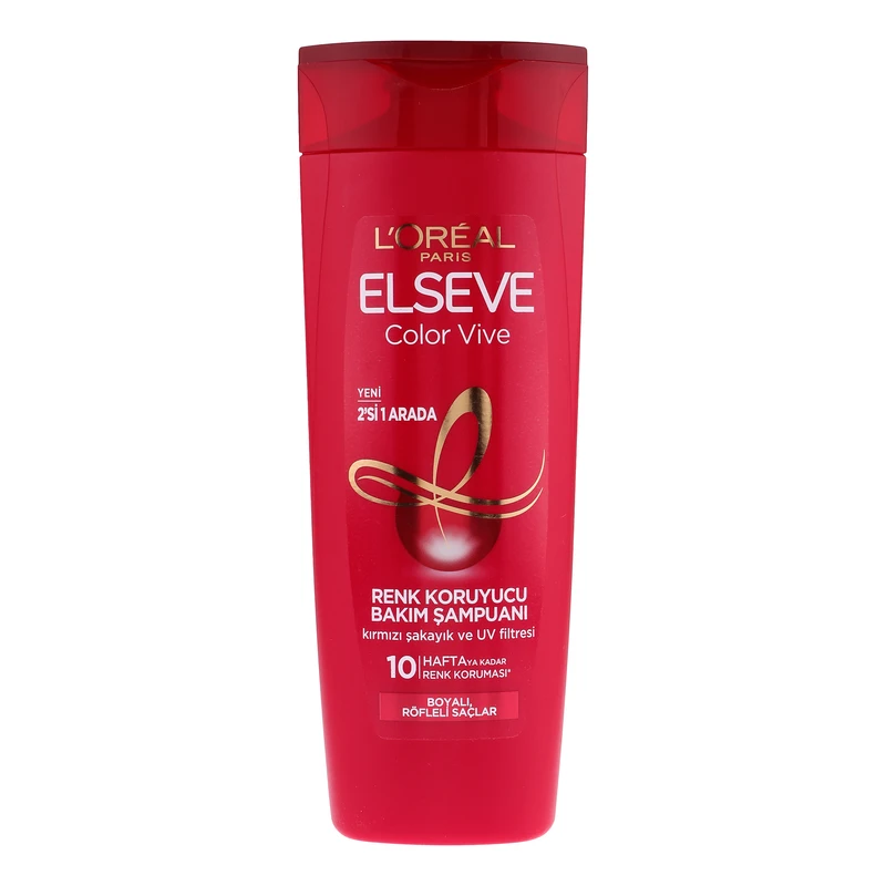 شامپو لورال السیو قرمز LOREAL ELSEVE COLOR VIVE