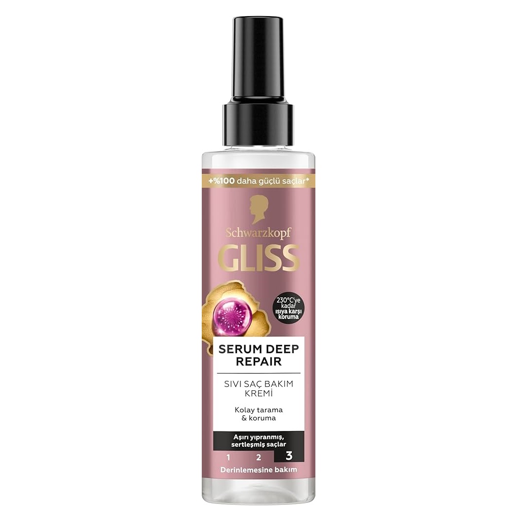 اسپری دو فاز ترمیم کننده عمیق مو گلیس Serum Deep Repair