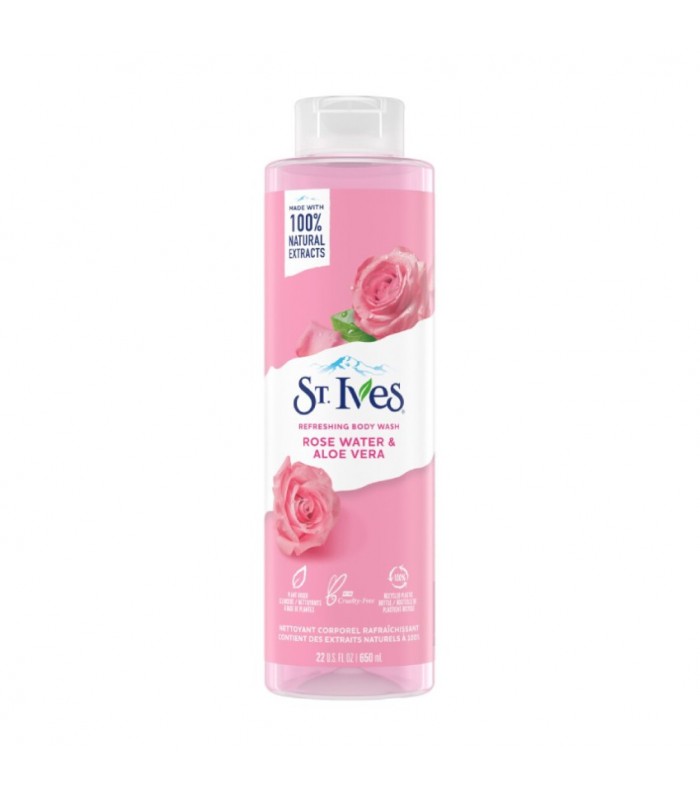 شامپو بدن اس تی ایوز رز و آلوئه‌ ورا Rose Water & Aloe Vera